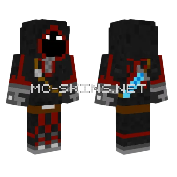 Badboyhalo Minecraft skin, front and back