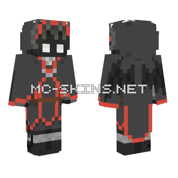 Badboyhalo Dream SMP Minecraft skin, front and back