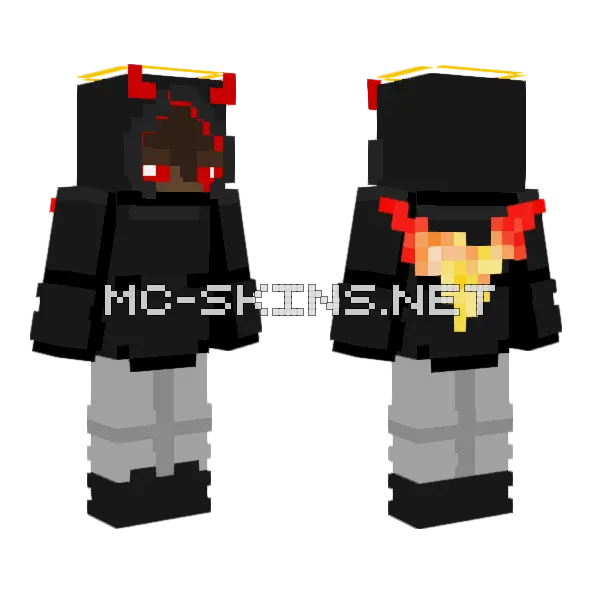 Badboyhalo In My Style Minecraft skin, front and back