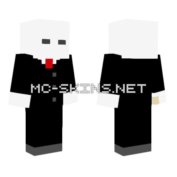 Badgerlol Suit Minecraft skin, front and back