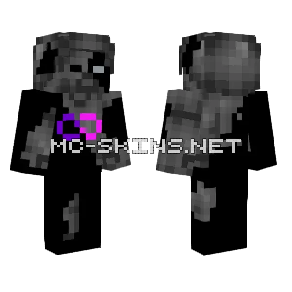 Balance Steve Gen2 Minecraft skin, front and back