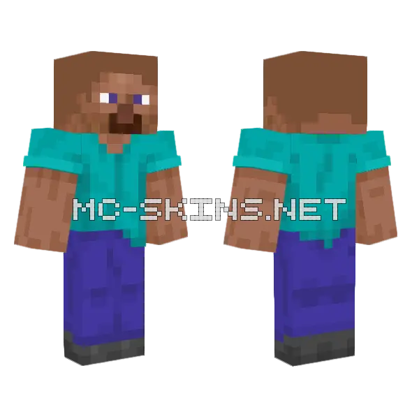 Bald Steve, front and back