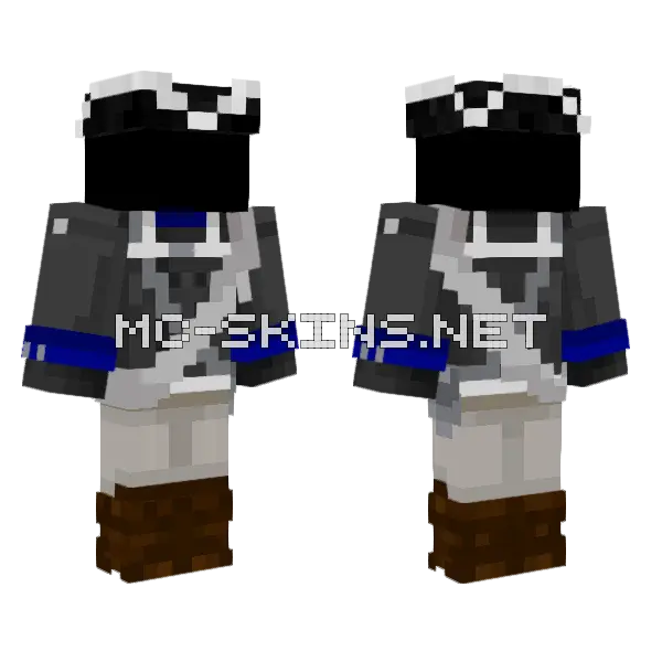 Baldari Soldier Uniform Gen 2 Minecraft skin, front and back