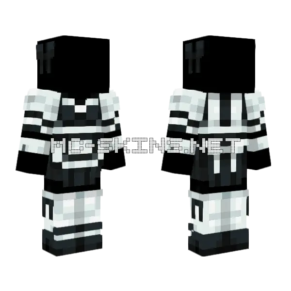 Ball Maid Minecraft skin, front and back