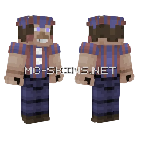 Balloon Boy BB Minecraft skin, front and back