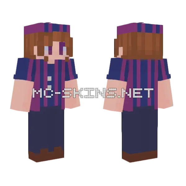 Balloon Girl Minecraft skin, front and back