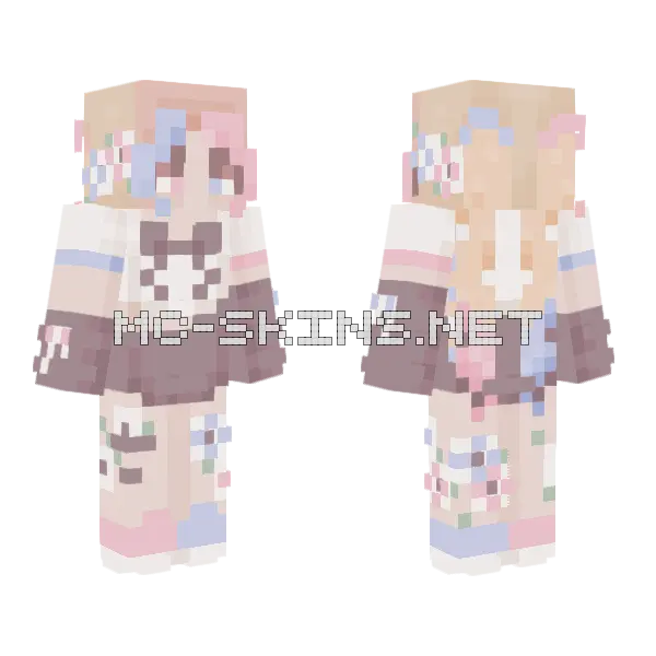 Balloons Rce Minecraft skin, front and back