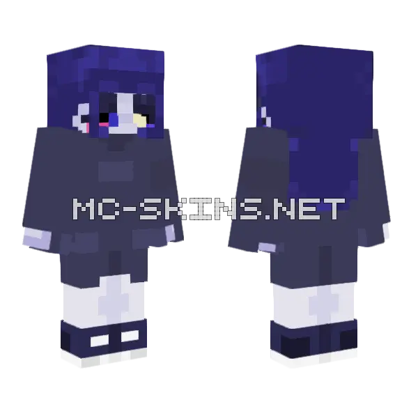 Ballora At Her Finest Minecraft skin, front and back