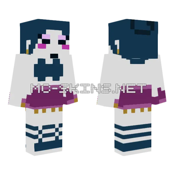 Ballora Fixed Minecraft skin, front and back