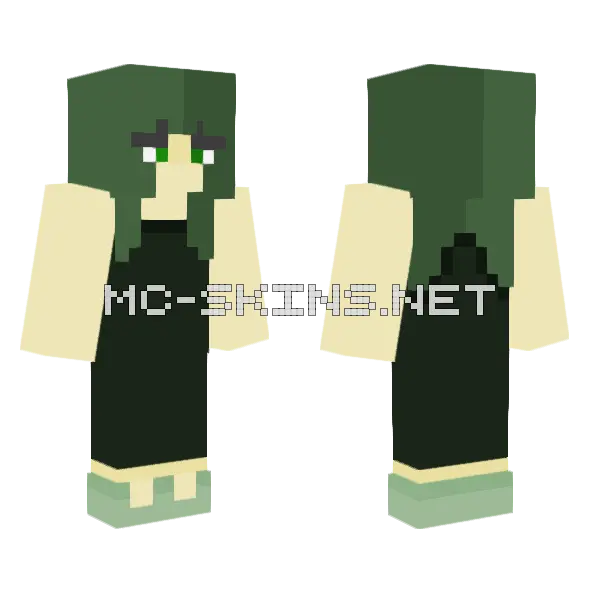 Ballroom Loner Minecraft skin, front and back