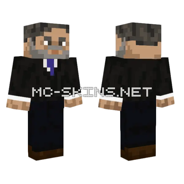 Balos Suit Minecraft skin, front and back