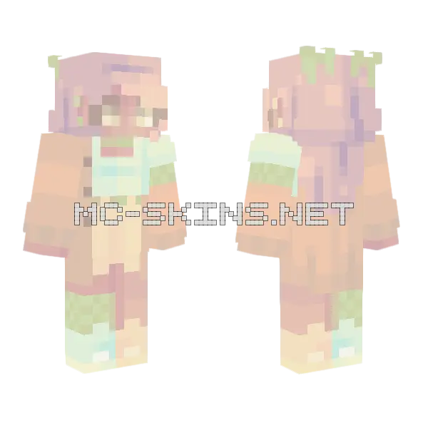 Banana Split Skin Minecraft skin, front and back