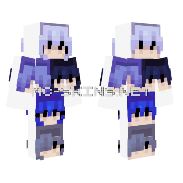 Bangs Styles Pt2 Minecraft skin, front and back