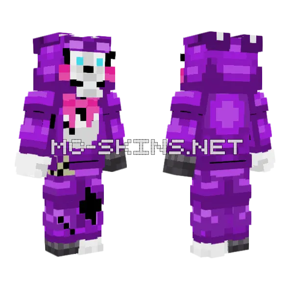 Banny The Walten Files Minecraft skin, front and back