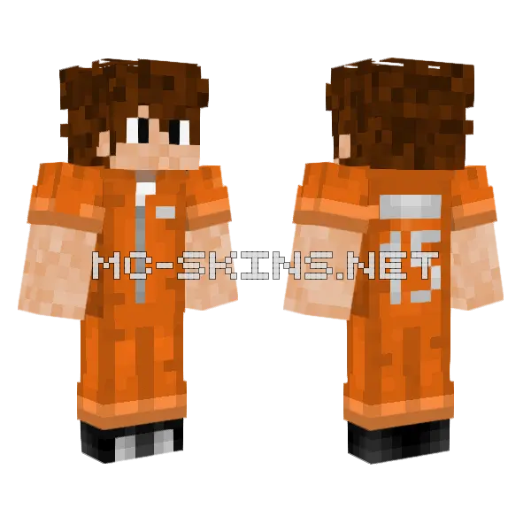 Baran Hapisane Minecraft skin, front and back