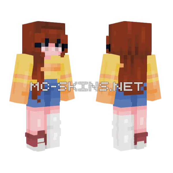 Barbeque Rce Minecraft skin, front and back