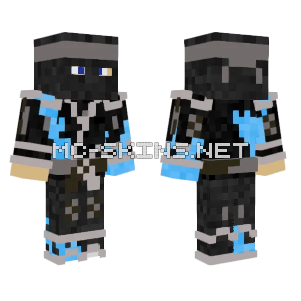 Bari Bari Ninja Minecraft skin, front and back