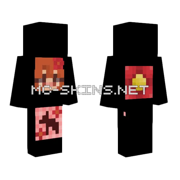 Barnita Pfps Minecraft skin, front and back