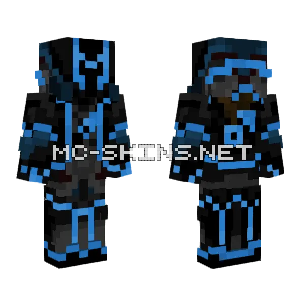 Bars Skin Minecraft skin, front and back