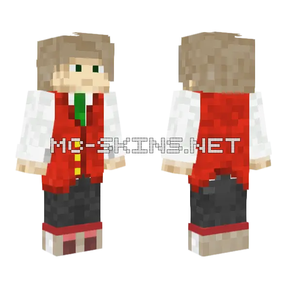Bartender Skin Minecraft skin, front and back