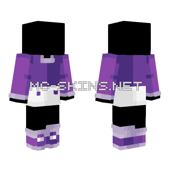 Base 600 Followers New Shading Minecraft skin, front and back