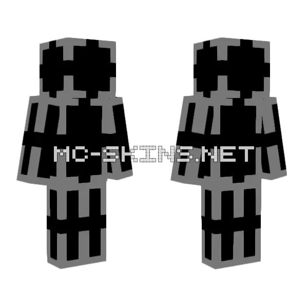 Base For Skinmaking Minecraft skin, front and back