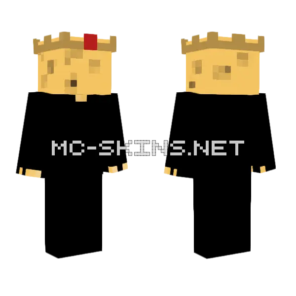 Base Line Cheeser Minecraft skin, front and back