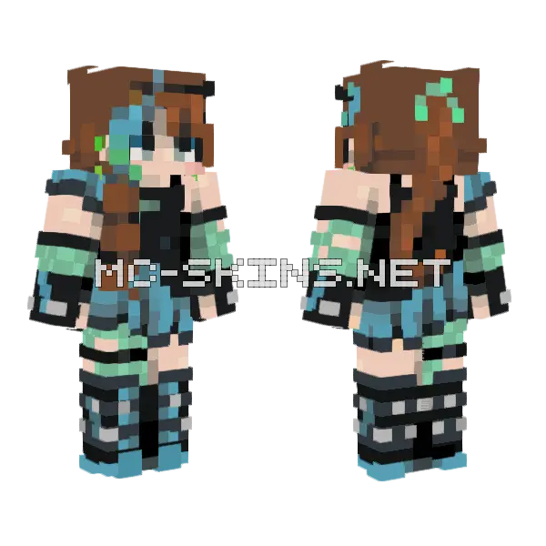 Base Noise Rce Minecraft skin, front and back