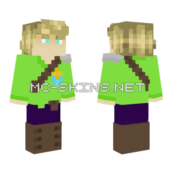 Basic Girl Outfit Minecraft skin, front and back