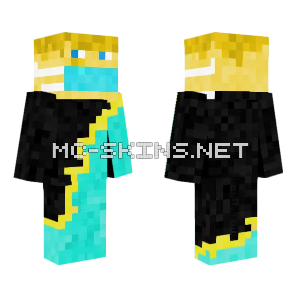 Basic Man Minecraft skin, front and back