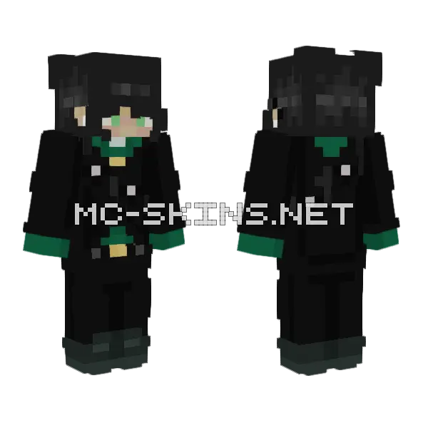 Basil Minecraft skin, front and back