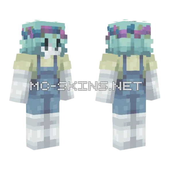 Basil The Birthday Boy Minecraft skin, front and back
