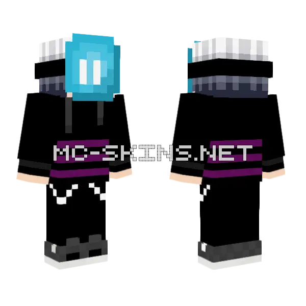 Basti Glp Minecraft skin, front and back
