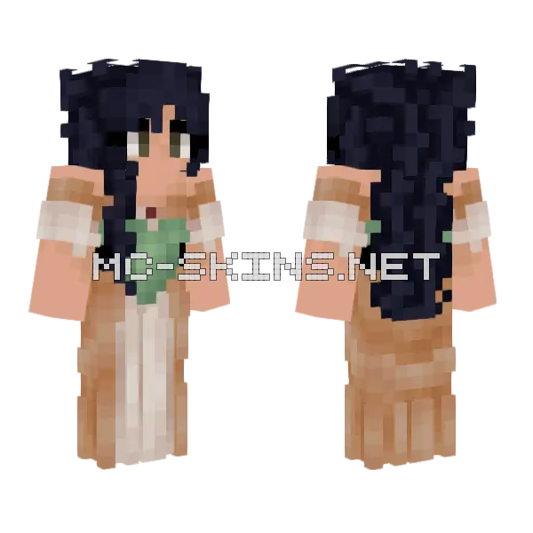 Bastianna Baratheon Minecraft skin, front and back