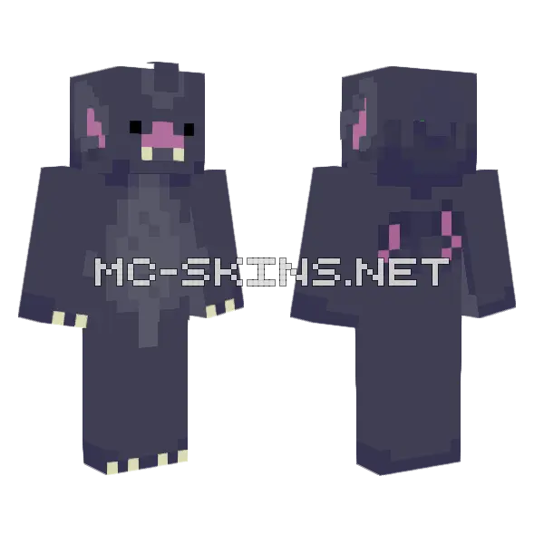 Bat Skin Minecraft skin, front and back