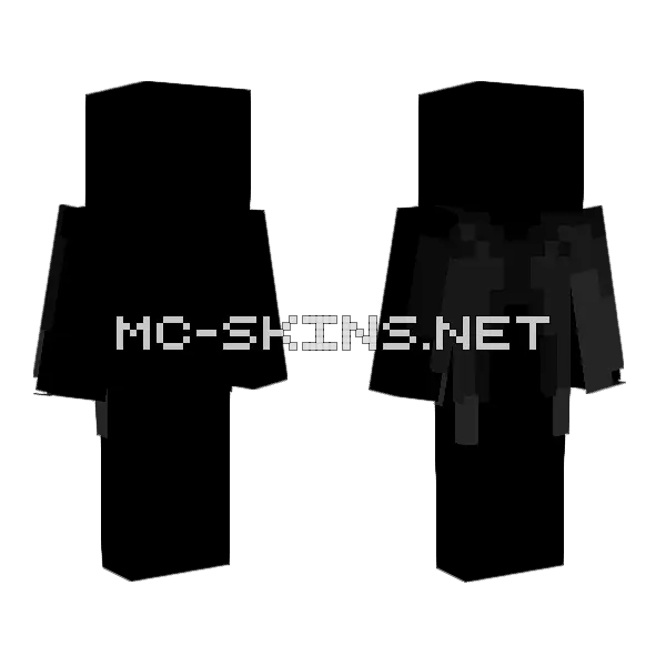 Bat Wings Base Minecraft skin, front and back