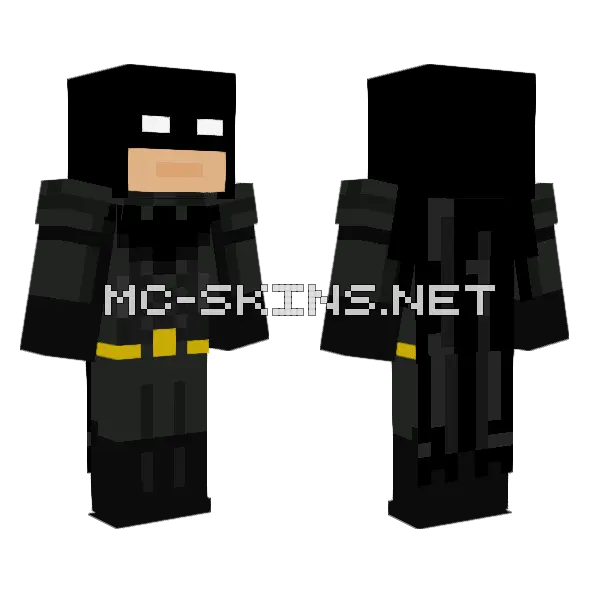 Batman Skin Minecraft skin, front and back
