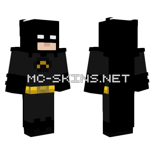 Batman Skin Minecraft skin, front and back