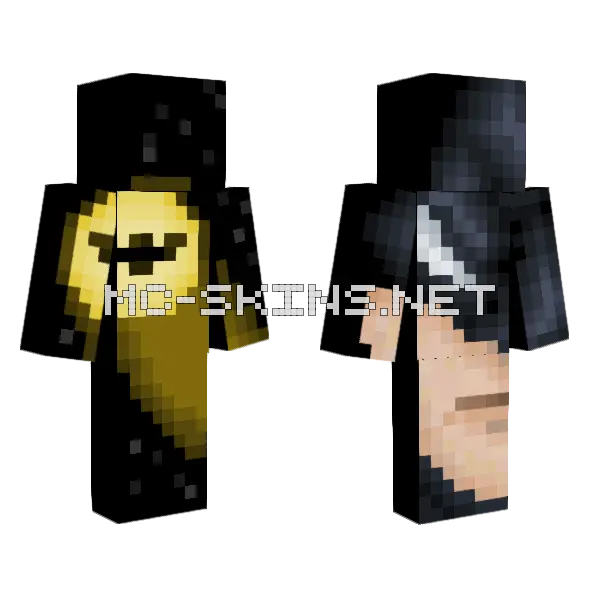 Batman Skin Pack Minecraft skin, front and back