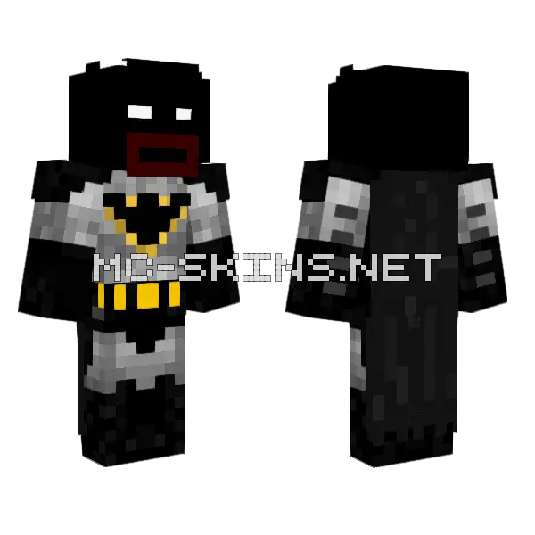 Batsy Minecraft skin, front and back