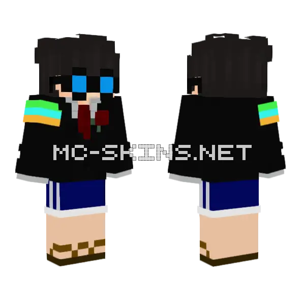 Batted De Vero Ksksks Minecraft skin, front and back