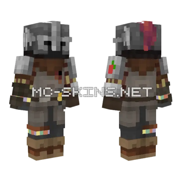Battle Skin Minecraft skin, front and back