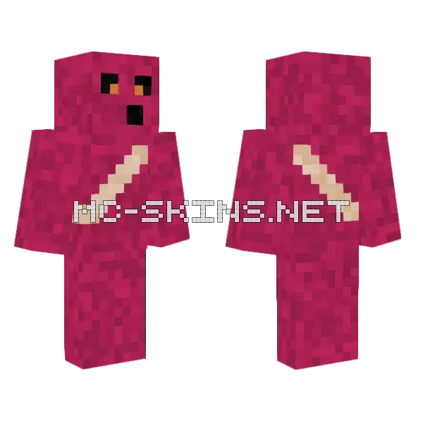 Battle Slime Minecraft skin, front and back