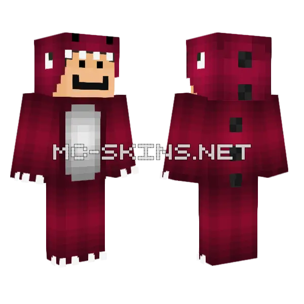 Bauti 3 Minecraft skin, front and back
