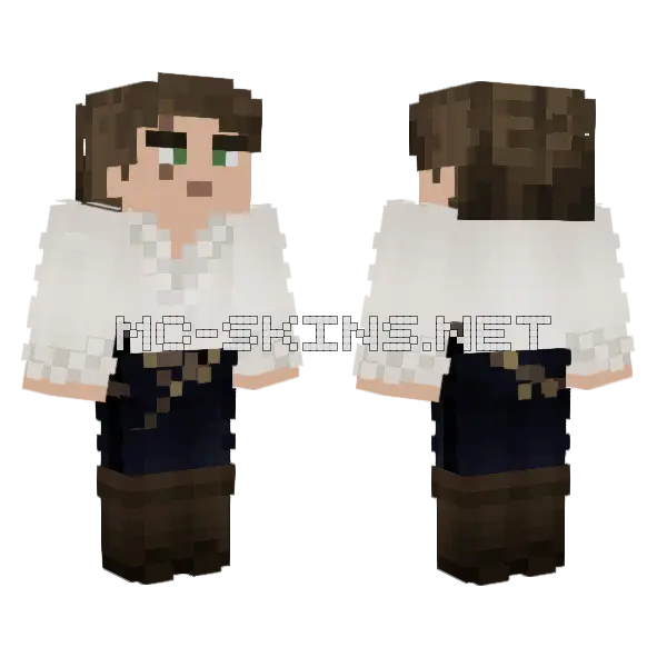 Bauti Prime Minecraft skin, front and back