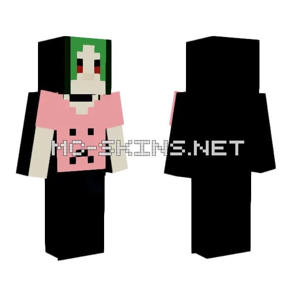 Bb Bug Minecraft skin, front and back