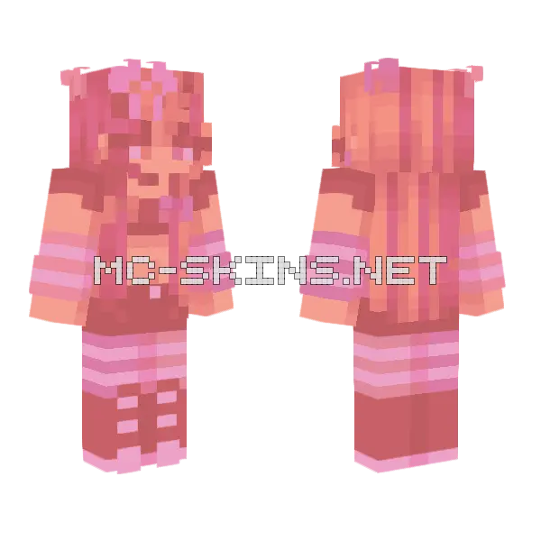 Bbubble Gum Rce 3 Minecraft skin, front and back