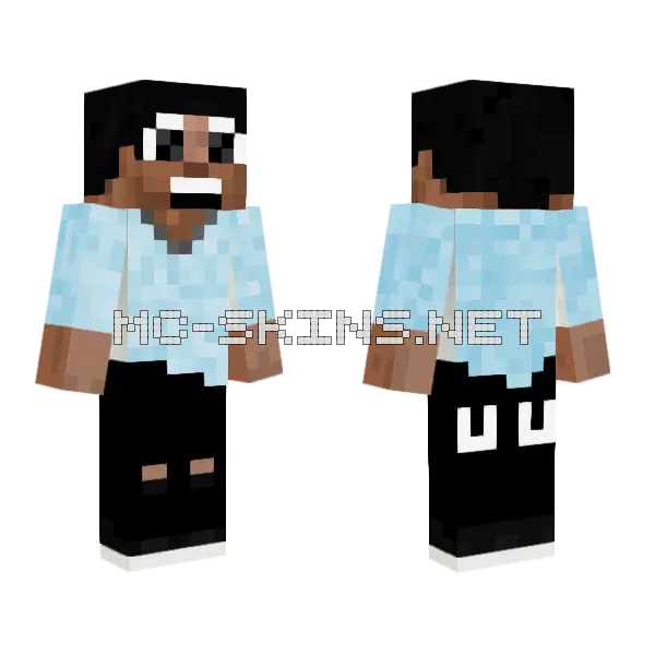 Bdubs Skin Proper V2 Minecraft skin, front and back