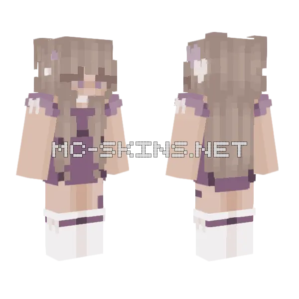 Be My Valentine Minecraft skin, front and back