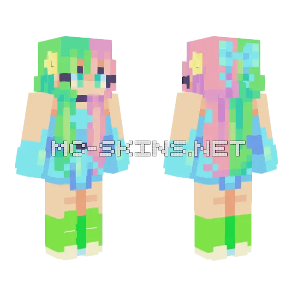 Be The Light Minecraft skin, front and back